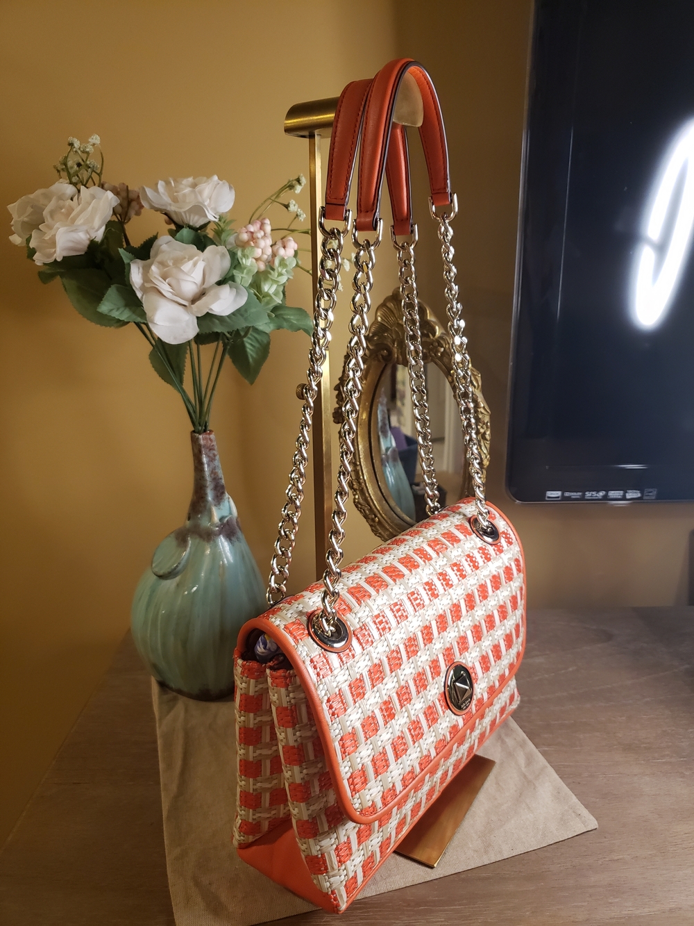kate spade Woven Chain-Handle Crossbody Bag - Picture 4 of 12